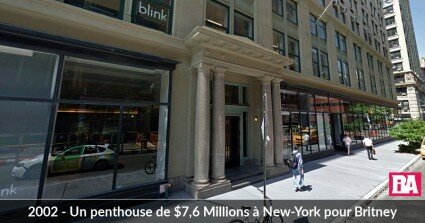 Britney Spears House | 2002 - Un Penthouse de 7,6 Millions de dollars à Manathan, New York