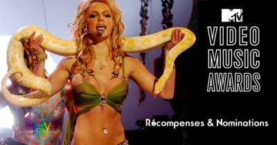 VMA's : Récompenses & Nominations de Britney Spears